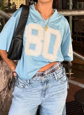 Spicy Girl Letter Printed T-shirt美式辣妹风字母印花短袖T恤女