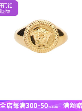 Versace/范思哲新款男士美杜莎装饰时尚指环戒指饰品