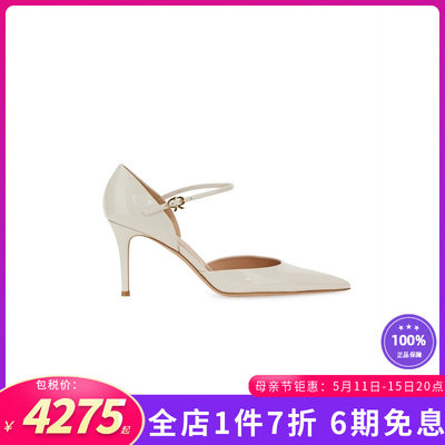 GIANVITO ROSSI新款女鞋尖头一字扣高跟鞋单鞋