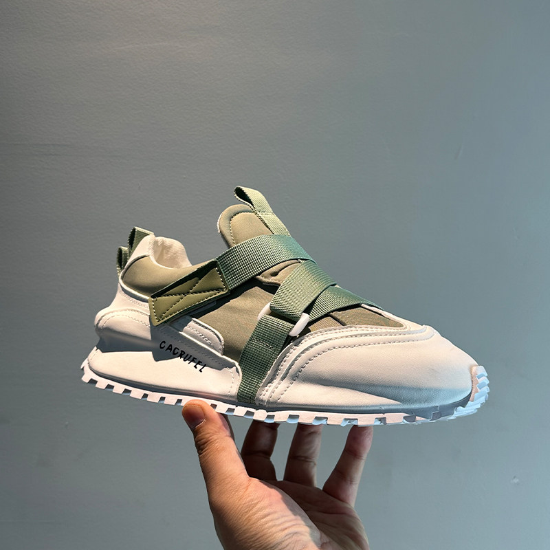 一脚蹬阿甘鞋男2025年新款魔术贴舒适包底布面透气欧货轻奢休闲鞋,流行男鞋,时尚休闲鞋,淘宝优惠券,粉丝福利购,淘宝优惠卷