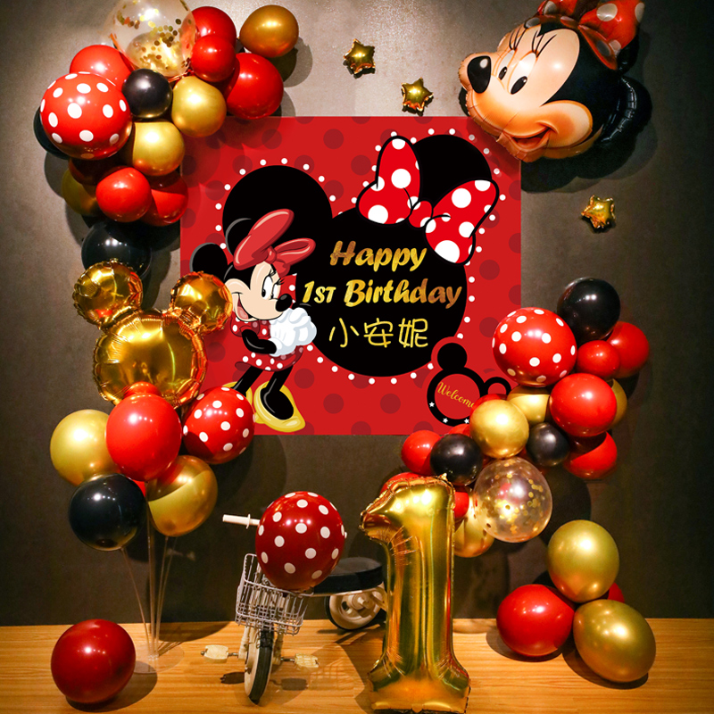 米奇米妮主题海报派对