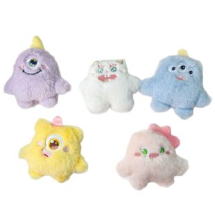 饰品珠链创意玩偶萌系 55可爱珠子卡通彩色毛绒配饰装