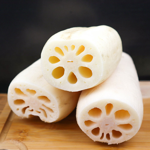 新鲜脆莲藕蔬菜农家九煲汤现挖