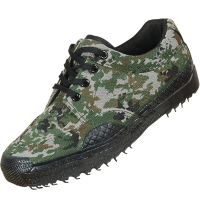 老兵连防滑休闲低帮迷彩
