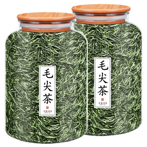 2025新茶毛尖茶叶原产明前茶叶浓香型绿茶罐装500g礼盒装节日送礼