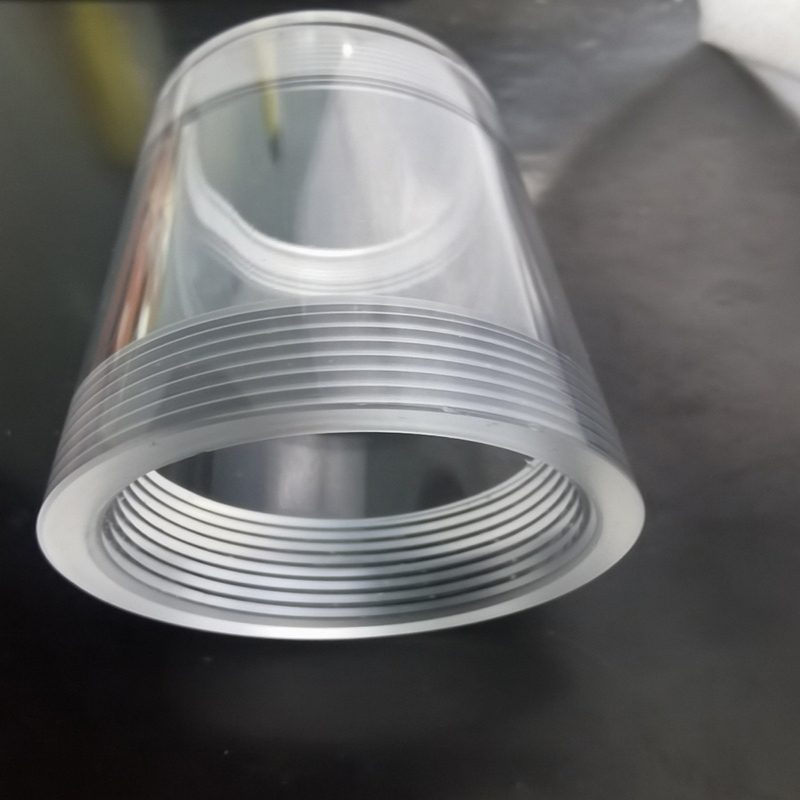 亚克力管螺纹攻丝封底盖子堵头刻度雕刻有机玻璃热弯实验器材定制