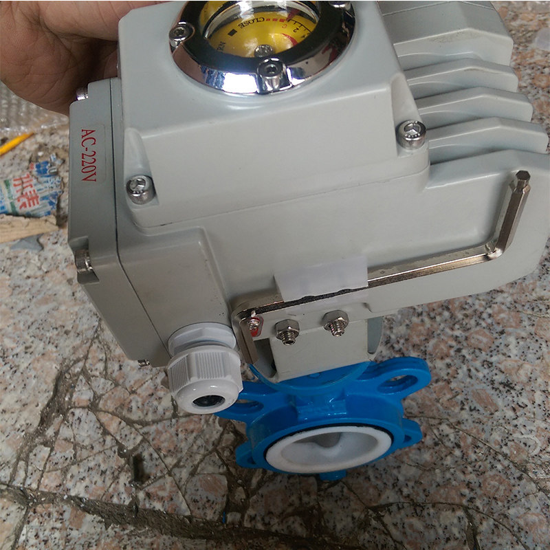 D971F-16 电动对夹式四氟蝶阀 电动蝶阀DN40 50 65 80 100-300,工业油品/胶粘/化学/实验室用品,实验室漏斗,淘宝优惠券,粉丝福利购,淘宝优惠卷