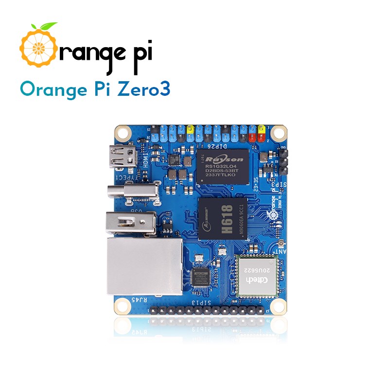 OrangePi Zero3 开发板全志H618晶片1G与4G记忆体规格可选图片