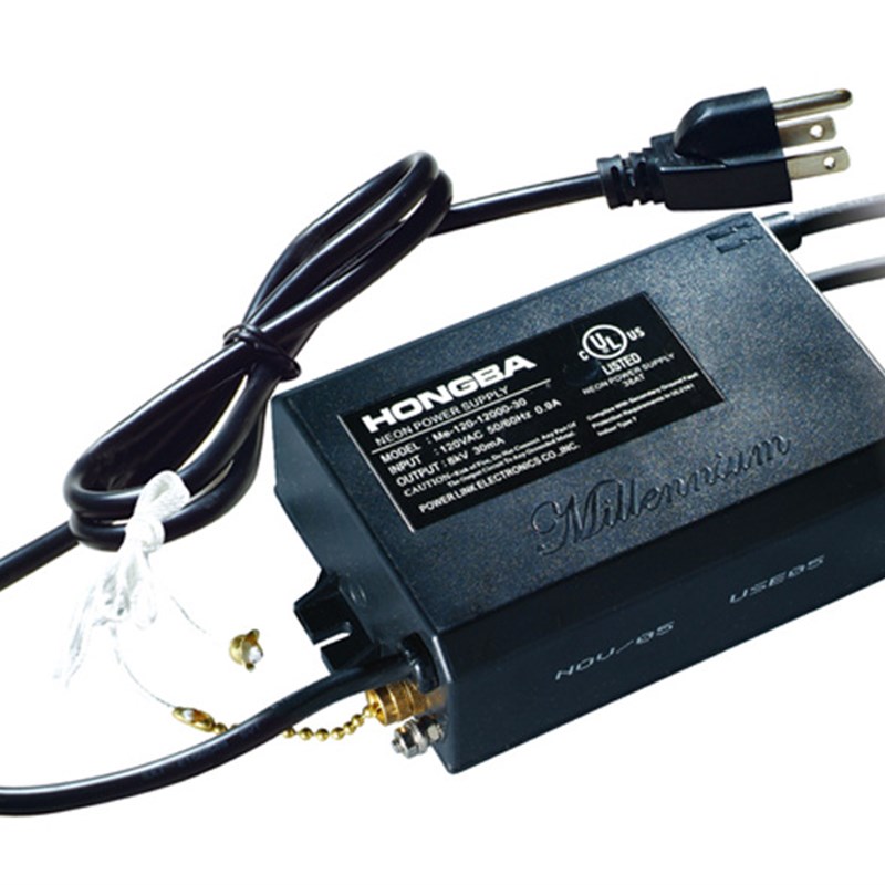 虹霸高频30mA霓虹灯变压器8KV输出镇流器高压T美规电子式UL电