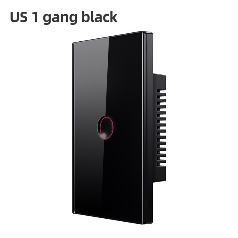 涂鸦ZigBee智能开关 2.5D凹糟款120型美规1/2/3/路触摸墙壁开关