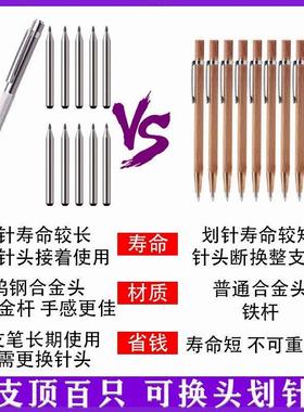 钨钢合金画划针可替换针