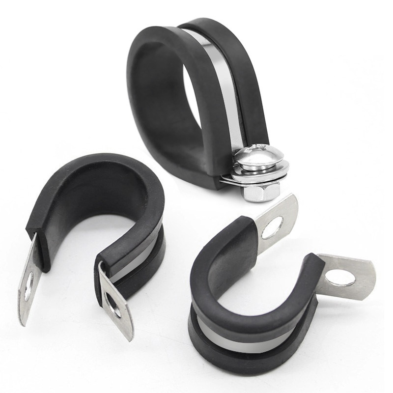 304不锈钢连胶条骑马卡箍橡胶R型管卡带喉箍电缆线固定夹减震抱箍,畜牧/养殖物资,畜牧/养殖器械,淘宝优惠券,粉丝福利购,淘宝优惠卷