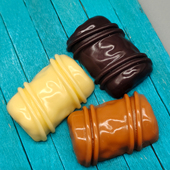 机械键帽 反斜杠键牛奶焦糖巧克力个性 矮十字轴可爱树脂1.5U TAB