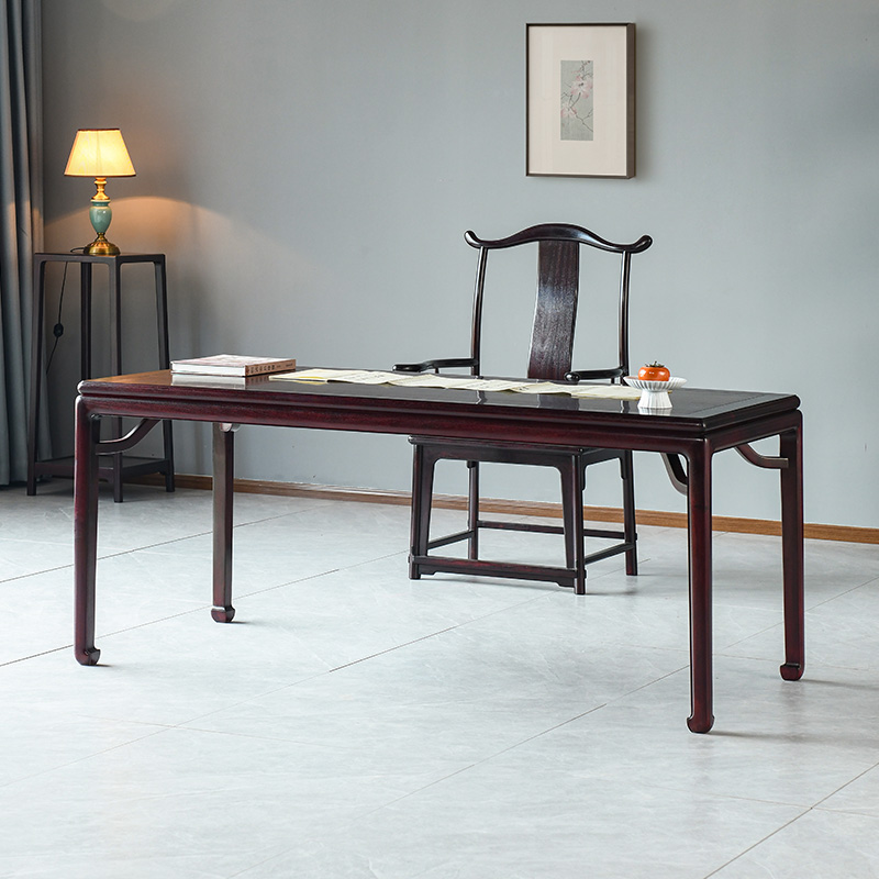 古尚古血檀新中式书桌画案书法桌