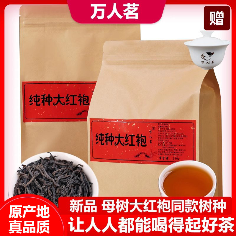 纯种大红袍 奇丹 武夷岩茶口粮大红袍茶叶乌龙茶散装花果香礼盒装