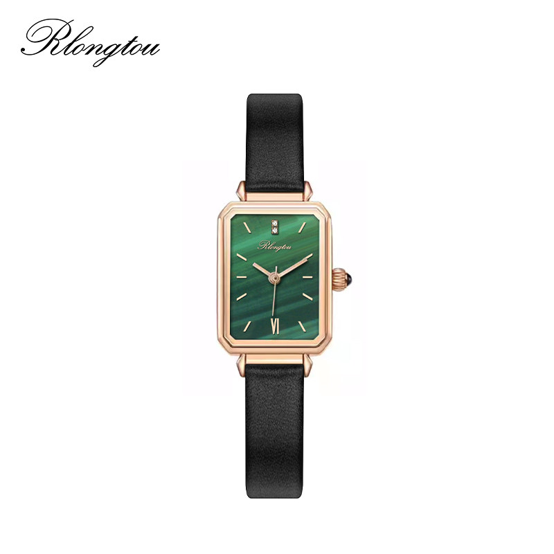浪陀Rlongtou新款方形手表女ins风 日韩高级感小表盘小众世界奢华