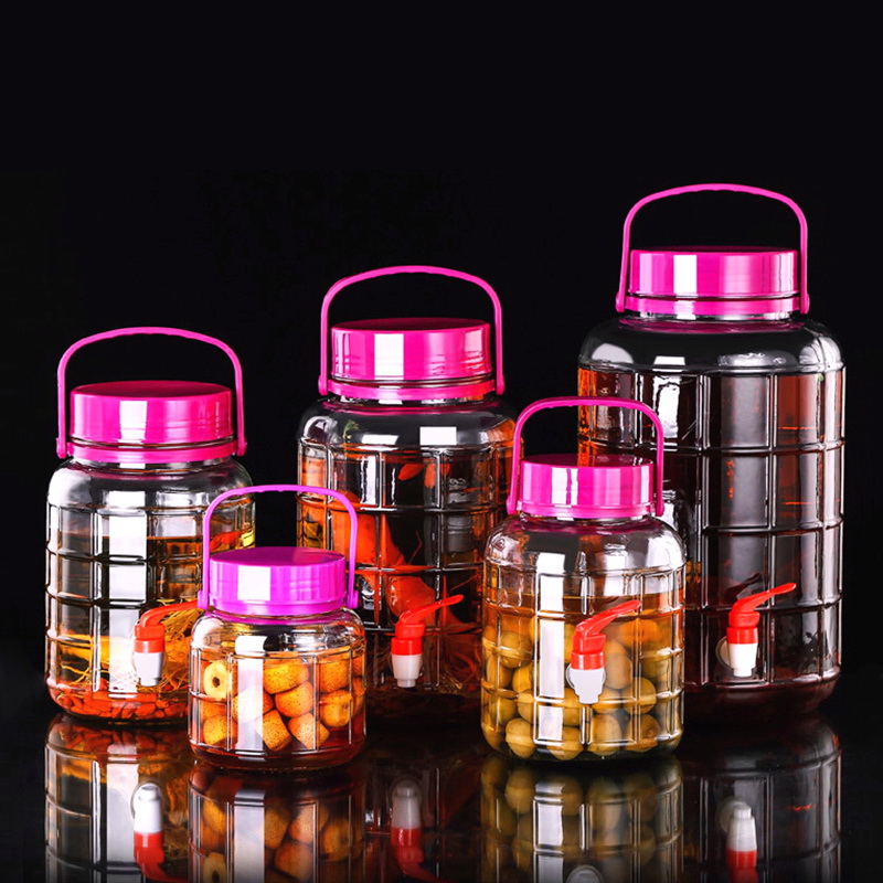 泡酒玻璃瓶食品级带龙头家用密封