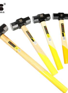 工具木柄八角锤 铁锤铁榔头BS351902 351903 351904 351906