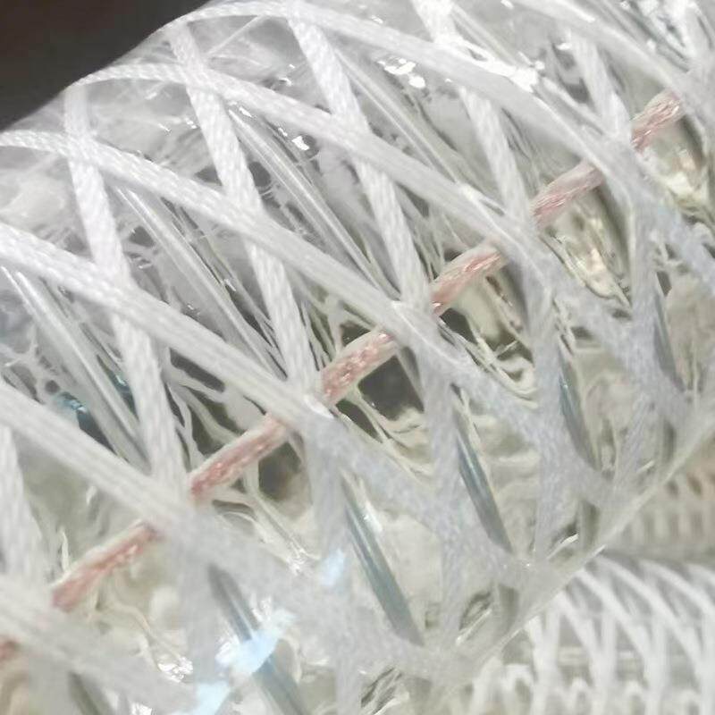 钢丝纤维增强复合防静电钢丝管PVC加线透明复合管工业除尘管软管