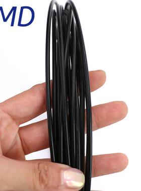 ll黑色包塑钢丝绳304不锈钢丝绳涂塑包胶绳包皮钢丝线1 2 3垒德株