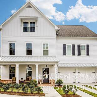 木纹水泥纤维挂板易构纤维水泥木纹挂板护墙板板仿木纹美式披叠