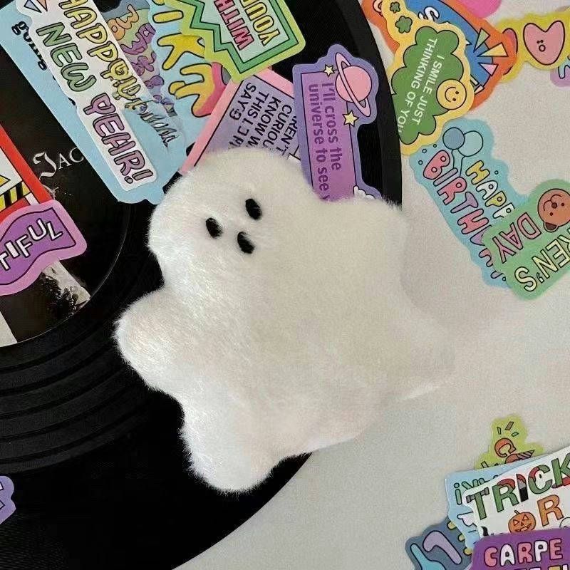 搞怪白色小幽灵书包挂件