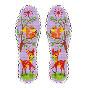 2026年鞋垫新款十字绣男款七层棉布吸汗防臭手工自己绣半成品绣花