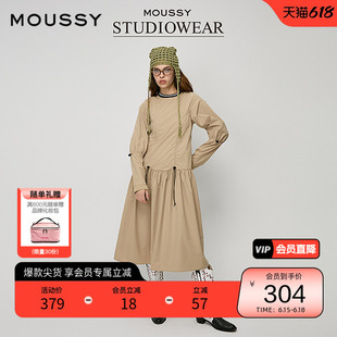 moussy x studiowear 春季户外风连衣裙女028HAA30-1991