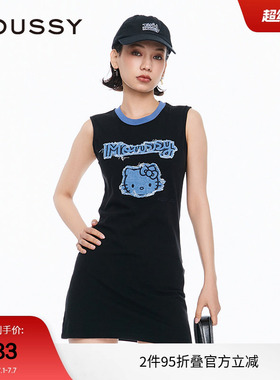 MOUSSY x Hello Kitty 春季甜辣包臀连衣裙010HSQ01-4101