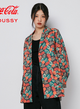 moussy奥莱&Coca-Cola联名系列  春季印花外套女028FAZ30-5130