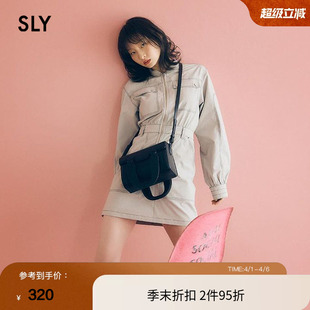 SLY运动工装 短款 连衣裙030HSR33 1290 休闲风缝线长袖