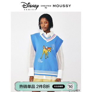 立体绣针织背心女010GSY70 迪士尼合作款 0000 夏季 MOUSSY
