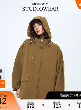 STUDIOWEAR x MOUSSY春季户外风夹克外套女028ISA30-1701