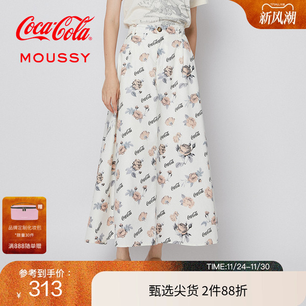 MOUSSY&Coca-Cola联名系列  花朵印花