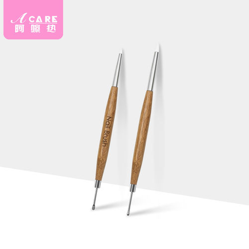 美甲笔刷/压花C1pn008-美甲工具贴纸按压笔雕花笔易上手家用便携