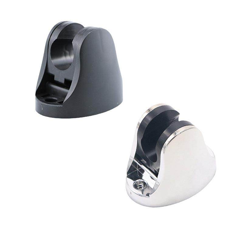 ABS塑料喷头手持花洒支架 黑色固定挂钩墙座浴室淋浴软管花洒座