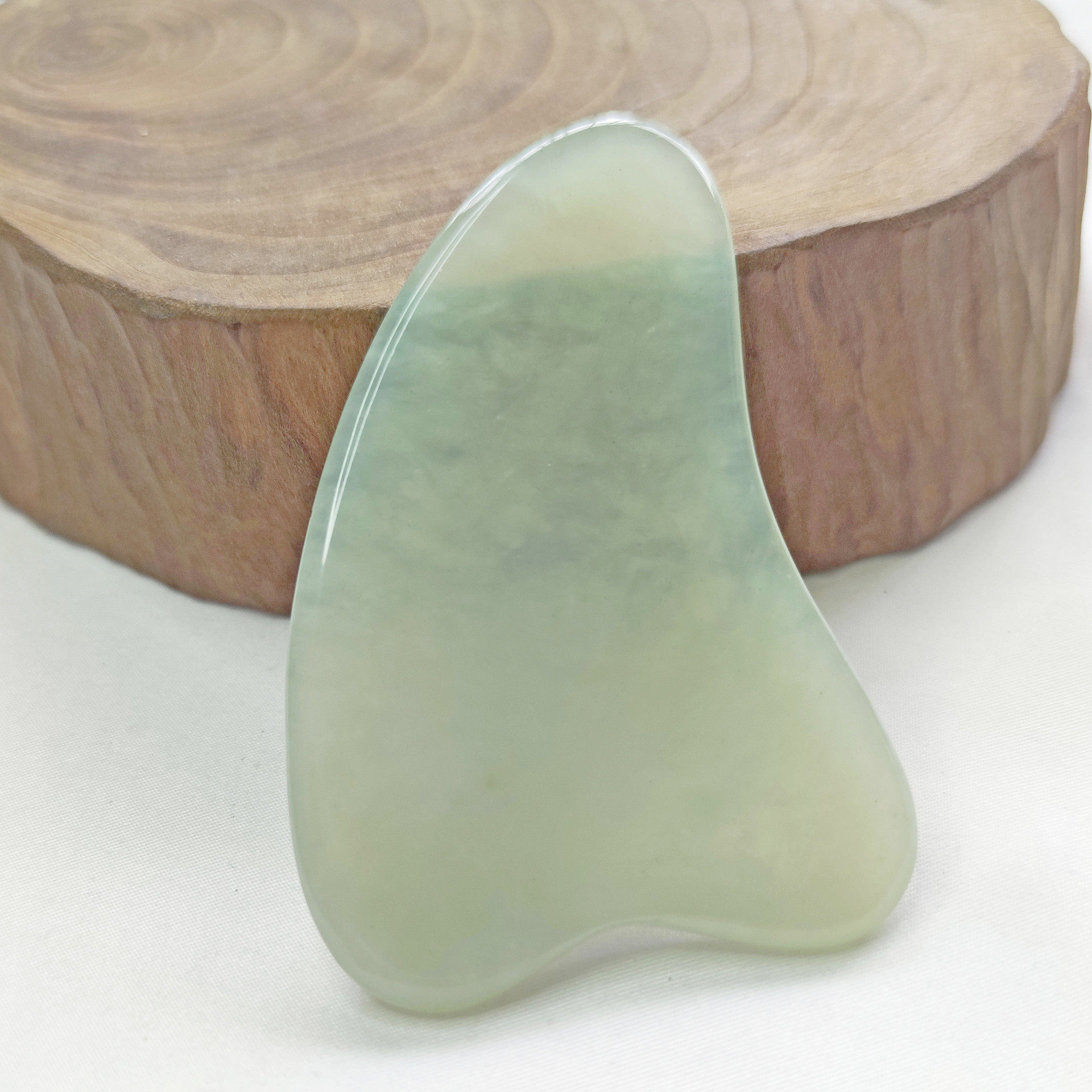 玉石中牛角刮痧板面部刮痧全身刮痧片经络刮痧