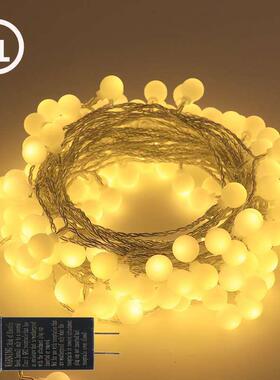 热供ULCEled灯串彩灯闪灯串灯满天星装饰灯圣诞灯led圆球灯