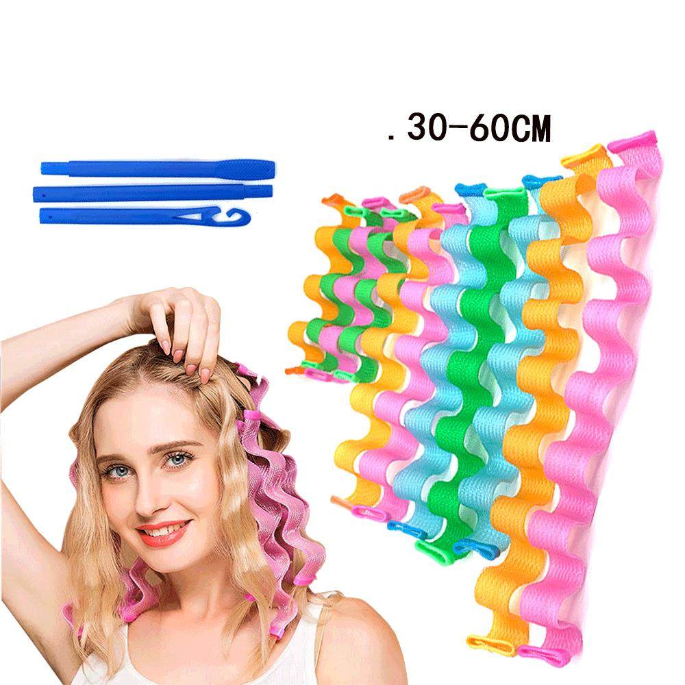 30-60cm水波纹发卷魔法卷发器波浪卷diy卷发筒美发造型工具