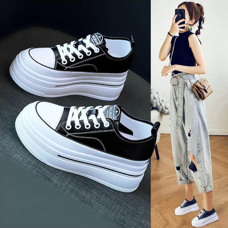 小个子内增高女鞋8cm百搭透气2027夏季新款显高厚底ins松糕底礼物