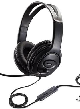 爆款头戴式usb电脑耳机有线游戏PS4话务学生网课客服耳麦耳机现货