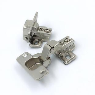 美式短臂中弯铰链 橱柜门合页 窄侧门特殊异性门轴五金件