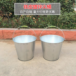 厂家白铁皮粮食桶百货垃圾桶家用手提水桶铁桶大号油桶镀锌桶