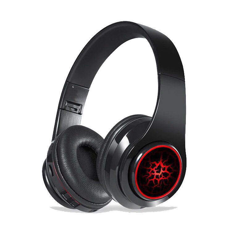 B39火山纹无线头戴式蓝牙耳机5.0 可折叠重低音音乐游戏耳机