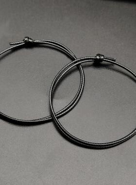 基础简约腊线手链基础款手工编织可调节情侣首饰手绳货源礼品