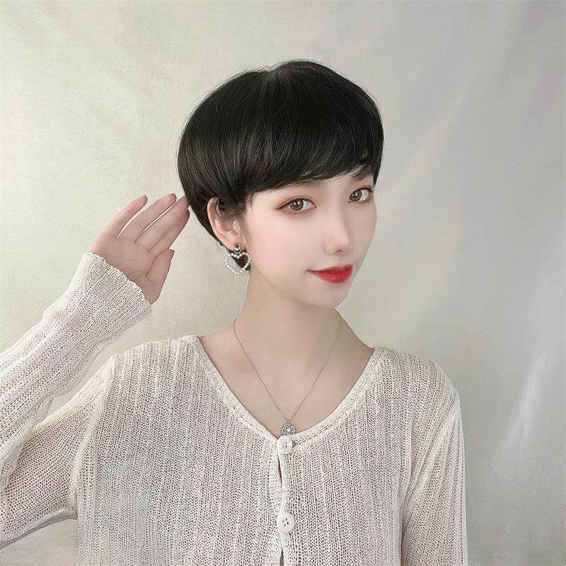 假发女短直发外贸时尚帅气短发女化纤头套女支持图样拿货礼物
