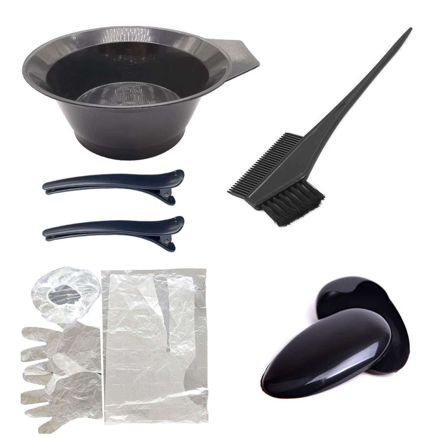 发廊染发碗染发工具套装焗油碗一次性染发刷子染发梳子8件套礼物