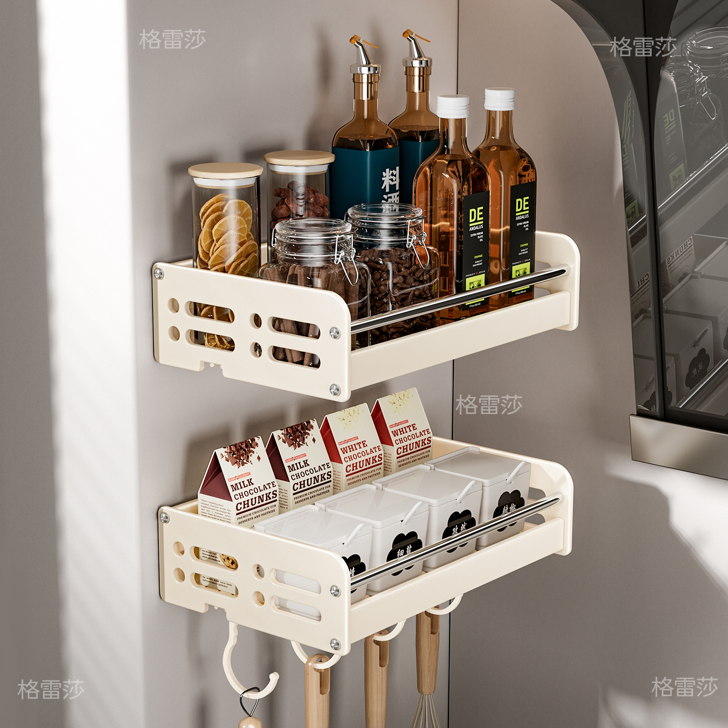 厨房小型置物架缝隙收纳架免打孔