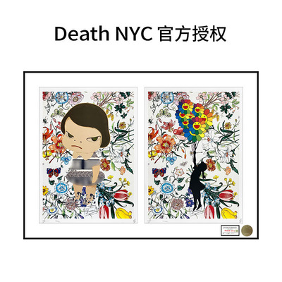 DeathNYC签名版画nara女孩装饰画