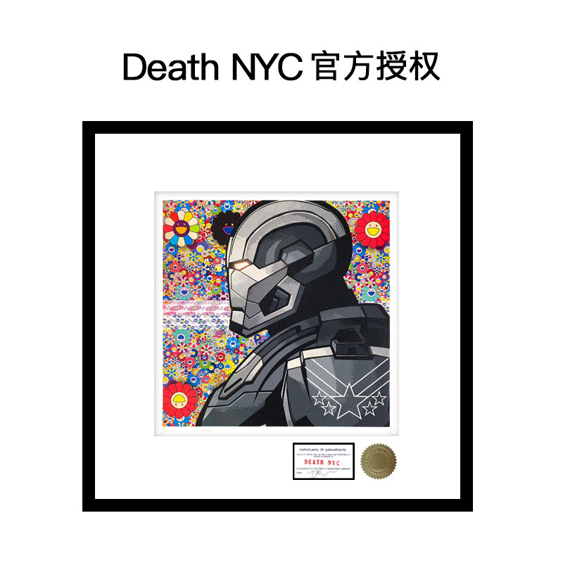 DeathNYC限量亲签版画钢铁侠
